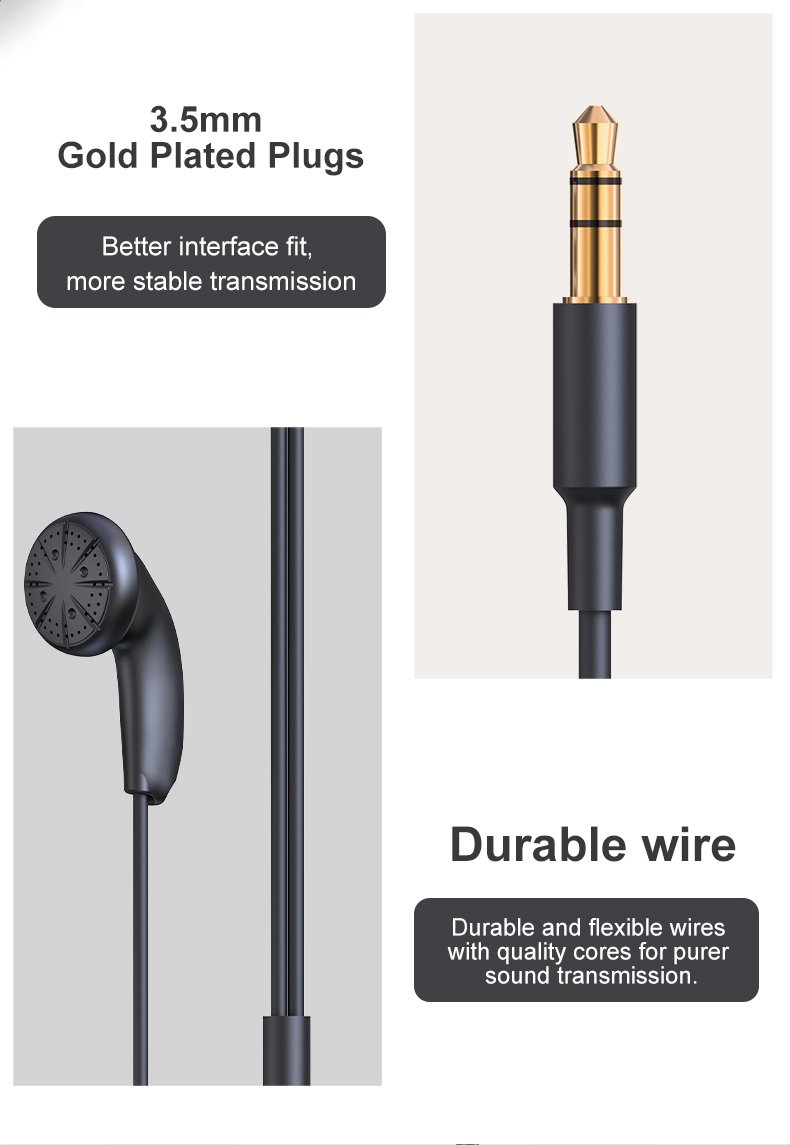 In-Ear Headphones E-HD500 Custom HIFI Sound Hd-500 3.5mm Plug Stereo with Noise Cancellation Wired Earbuds(pic6)