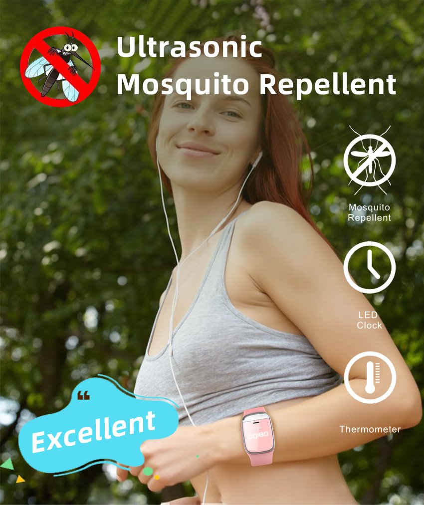 Anti-insects Device Q-m20 Ultrasonic Mosquito Repellent Bracelet With Time Temperature Measurement(pic7) Anti-insects Device Q-m20 Ultrasonic Mosquito Repellent Bracelet With Time Temperature Measurement(pic7)